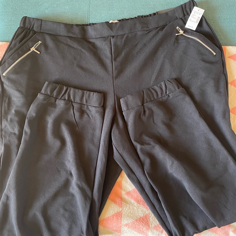 Womens Plus Maurices mid-rise pull on pants size 2x